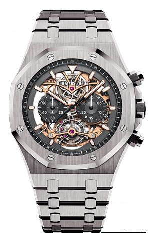 Audemars Piguet Replica Watch Royal Oak Tourbillon Chronograph Openworked 26347TI.OO.1205TI.01 Audemars Piguet Replica Watch Royal Oak Tourbillon Chronograph Openworked 26347TI.OO.1205TI.01